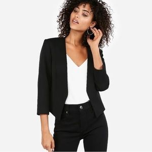 NWT Black Express Cutaway Blazer